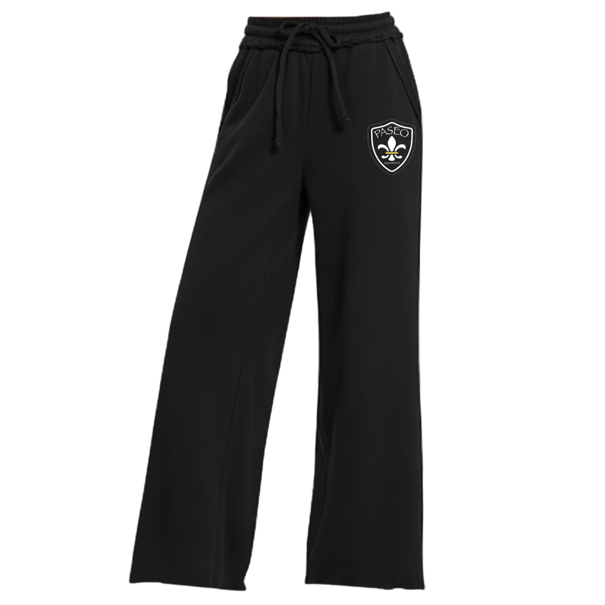 Women's Paseo Aquatics Fleece Wide Leg Pant - Black