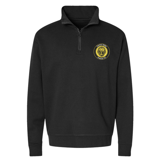 Unisex CVP Fleece 1/4 Zip Pullover - Black
