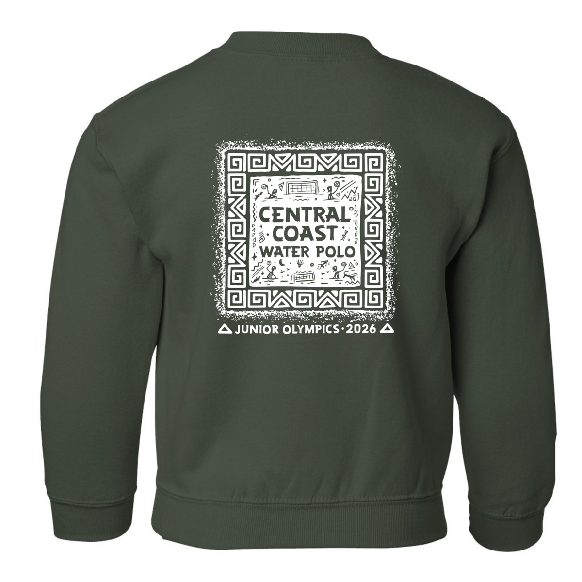 YOUTH CCWP 2026 Junior Olympics Tie Dye Crewneck - Forrest