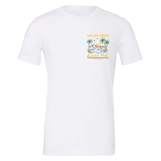 SLO Water Polo Paradise Tee - White