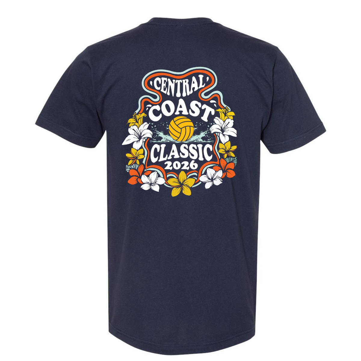 Central Coast Classic Water Polo T-Shirt - Navy