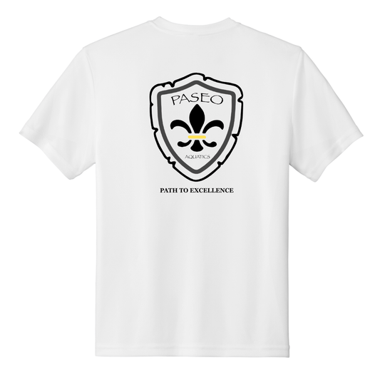 YOUTH Paseo Aquatics Dri Fit Tee - White