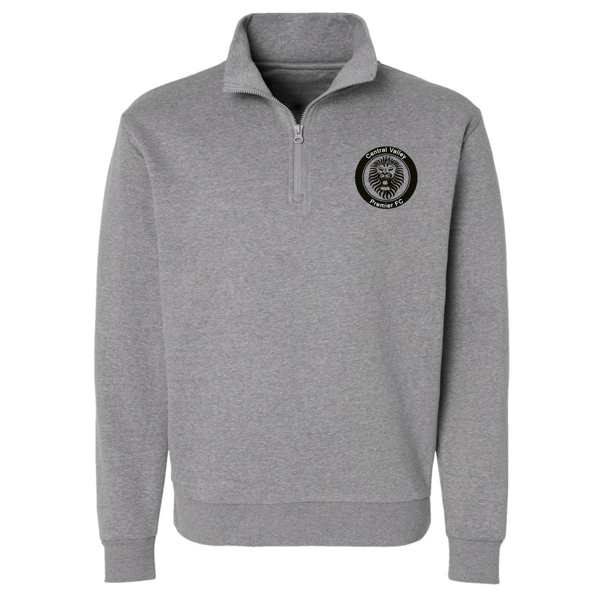 Unisex CVP Fleece 1/4 Zip Pullover - Heather Grey