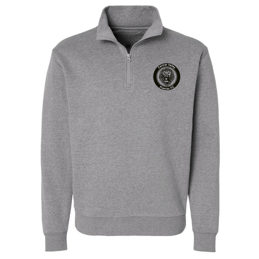 Unisex CVP Fleece 1/4 Zip Pullover - Heather Grey