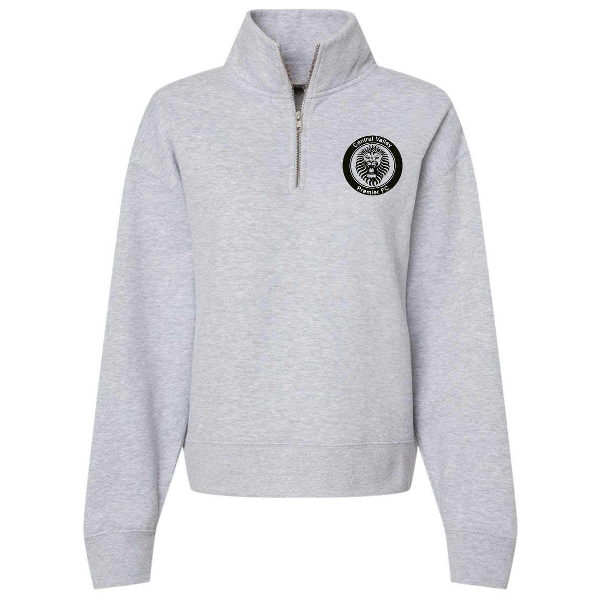 Women's CVP Sueded Fleece 1/4 Zip Pullover - Heather Grey