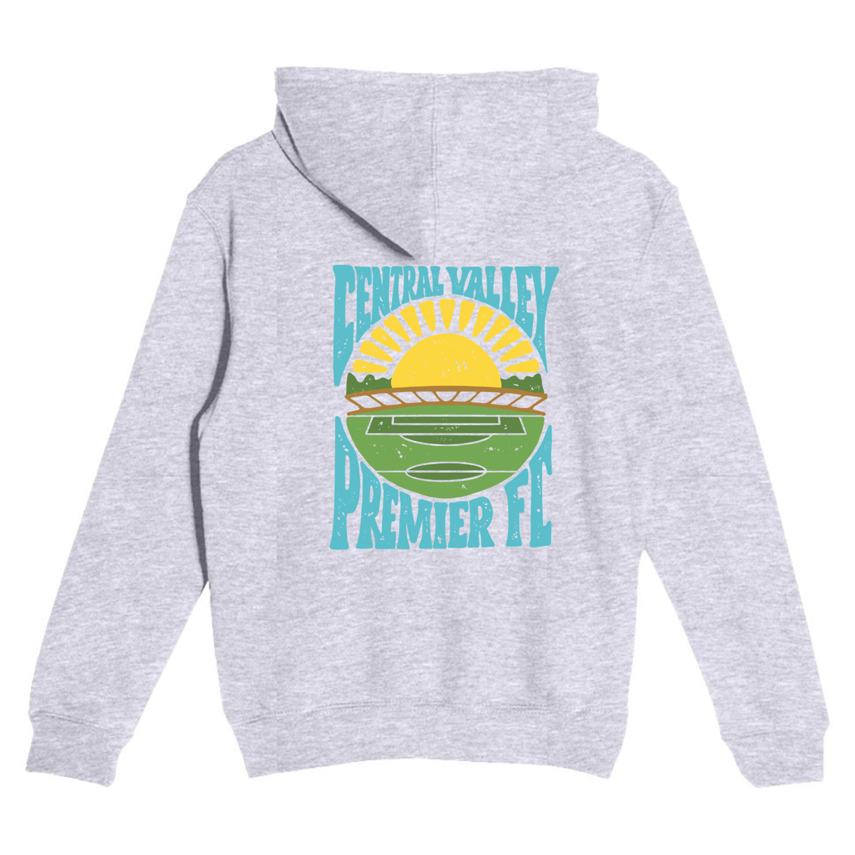 YOUTH CVP Sunset Logo Hoodie - Heather Grey