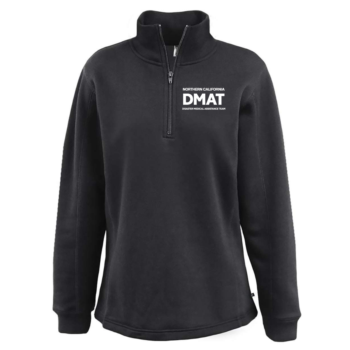 Off Duty - Women's DMAT Classic 1/4 Zip - Black