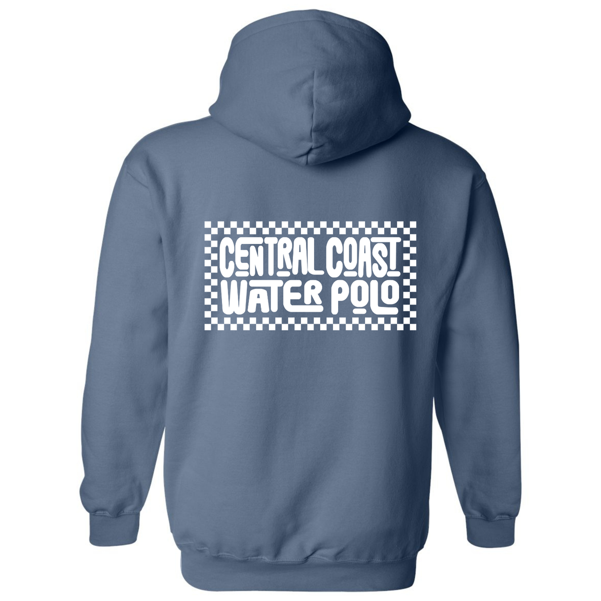 CCWP Checker Logo Hoodie - Indigo Blue