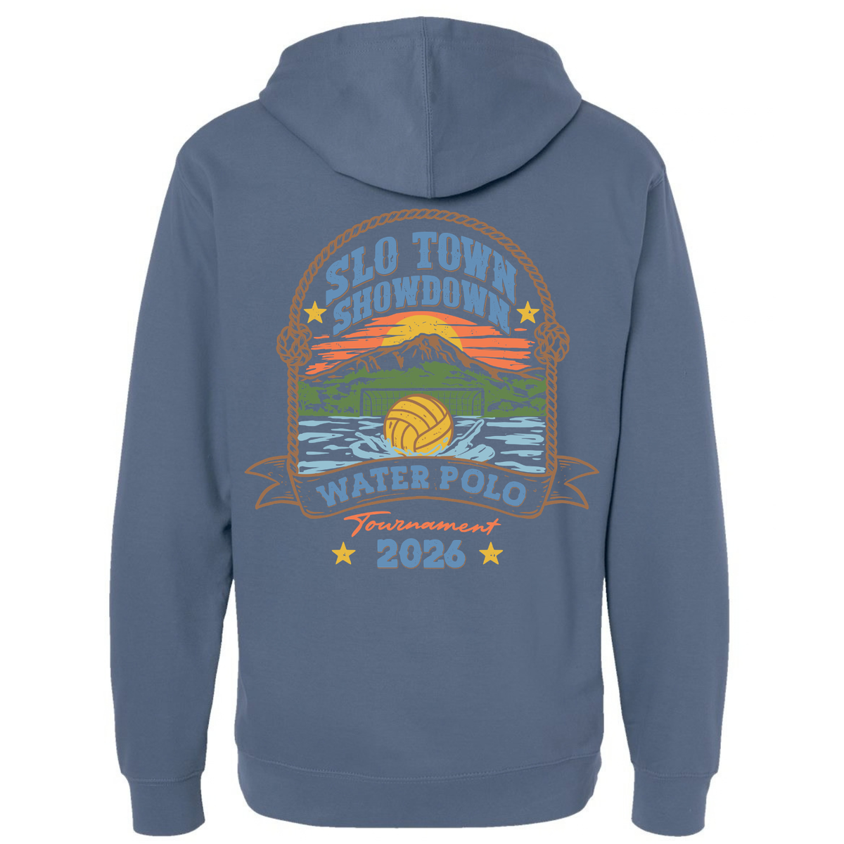 SLO Town Showdown W.P. Tournament Independent Hoodie - Storm Blue