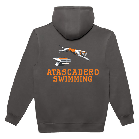 AHS Swimming Block Hound Hoodie - Smoke