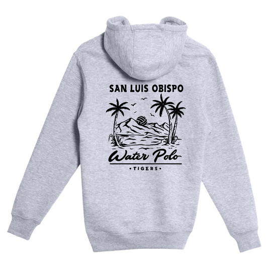 SLO Polo Paradise Hoodie - Heather Grey