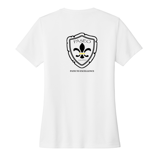 Women's Paseo Aquatics Dri Fit Competitor Tee - White