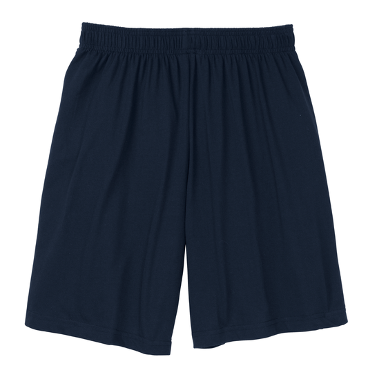 Off Duty - DMAT Jersey Knit Short with Pockets - Navy