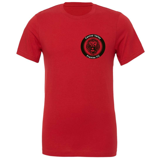YOUTH CVP Black logo T-Shirt - Red