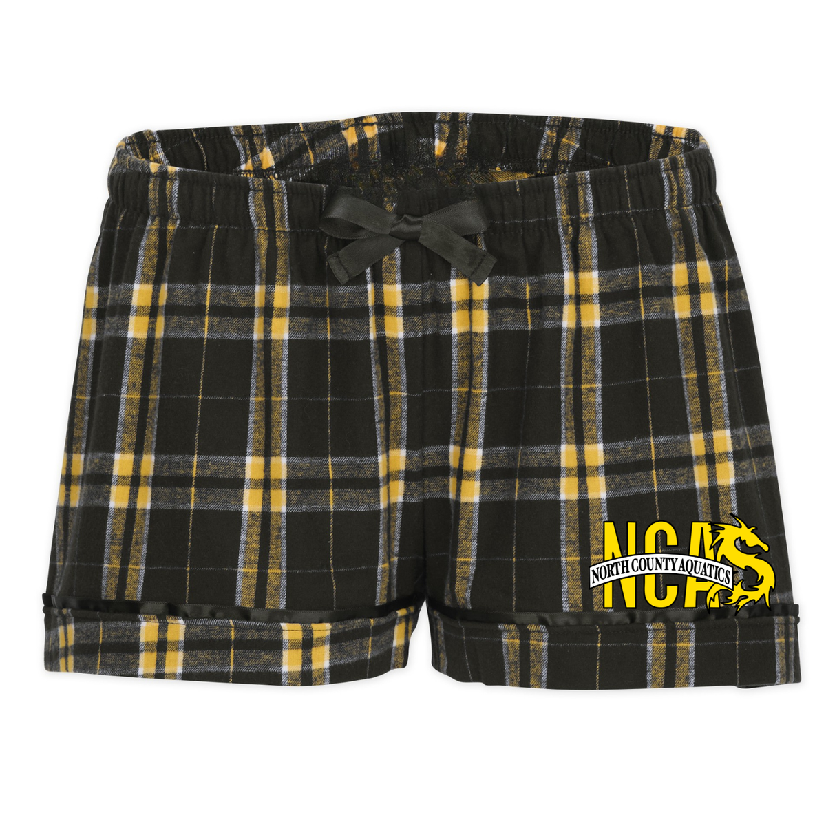 NCA Women's Plaid Flannel Shorts