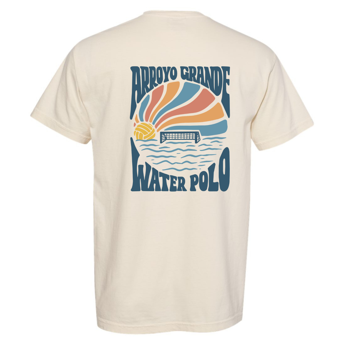 AGWP Sun Rays Garment Dyed Tee - Ivory