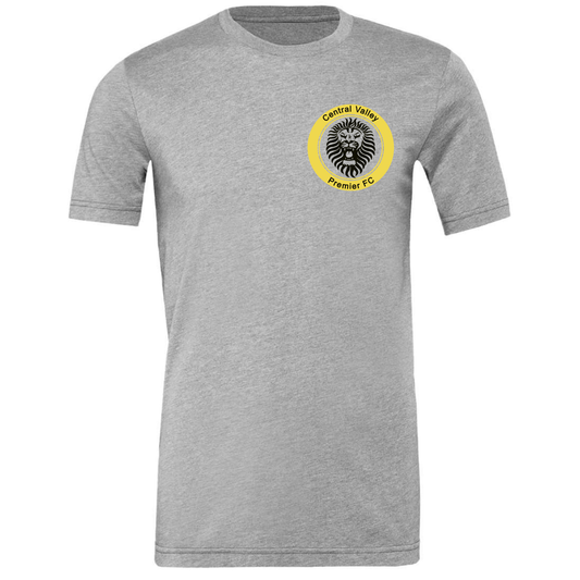 CVP Black/Yellow Logo T-Shirt - Athletic Heather