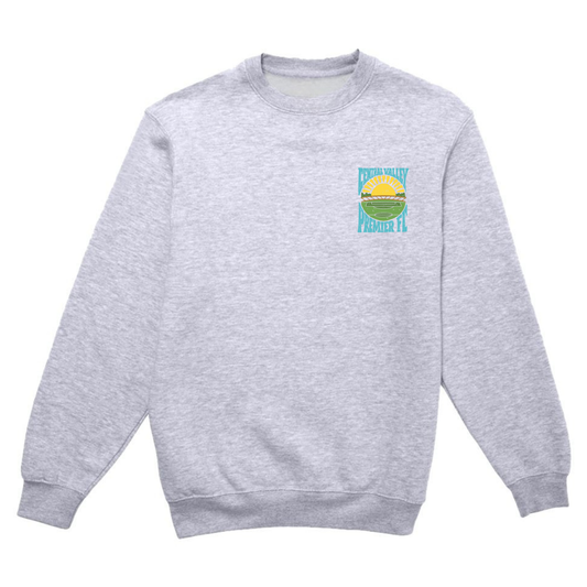 YOUTH CVP Sunset logo Crewneck - Sport Grey