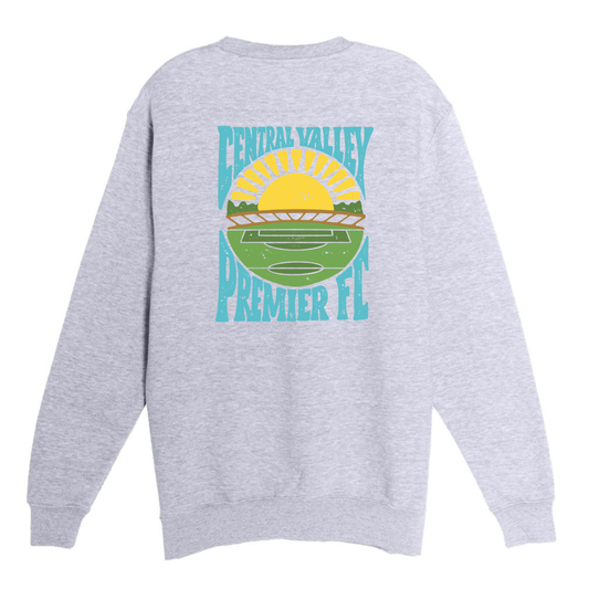 YOUTH CVP Sunset logo Crewneck - Sport Grey