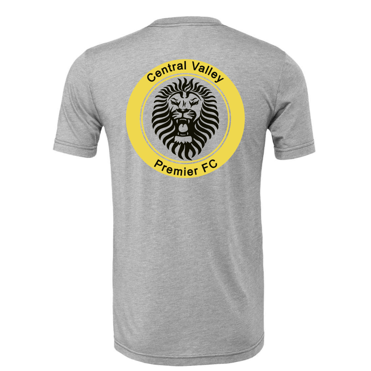 CVP Black/Yellow Logo T-Shirt - Athletic Heather