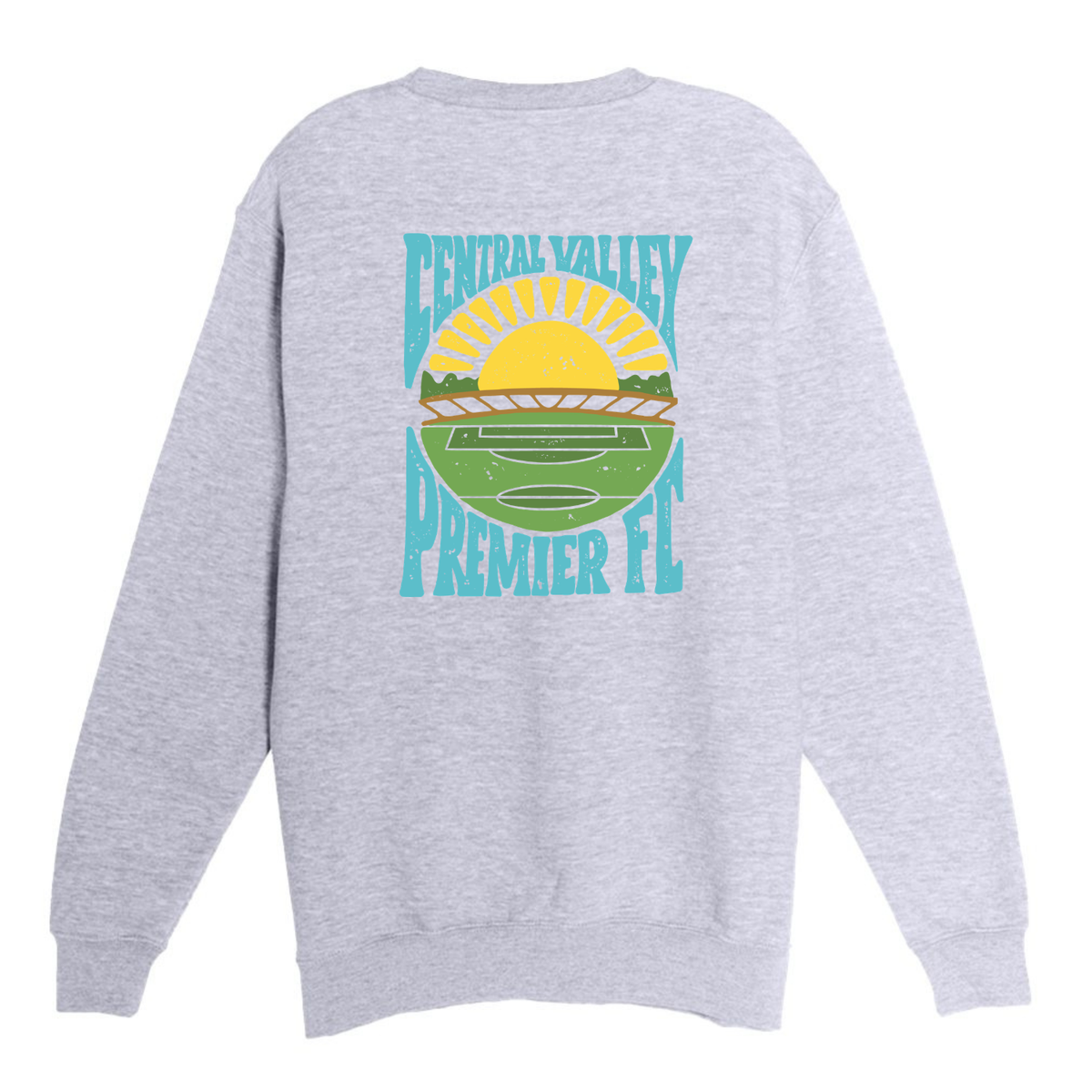 CVP Sunset Logo Crewneck - Heather Grey