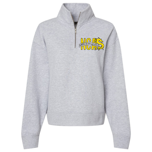 NCA Women's Fleece 1/4 Zip - Heather Grey