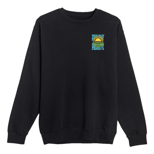 YOUTH CVP Sunset logo Crewneck - Black