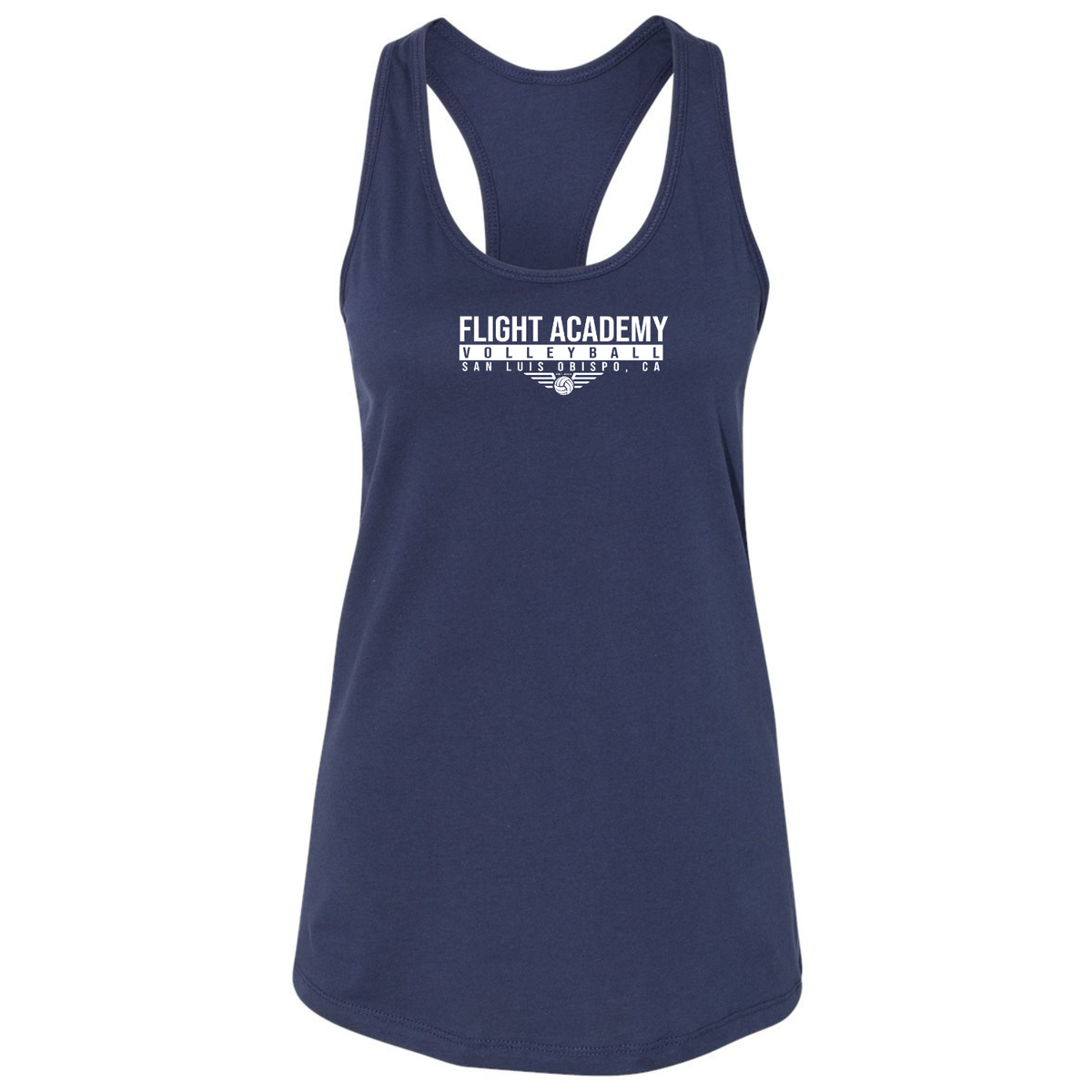 Women's Flight Academy Volleyball Jersey Racerback Tank - Navy