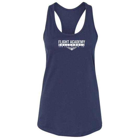 Women's Flight Academy Volleyball Jersey Racerback Tank - Navy