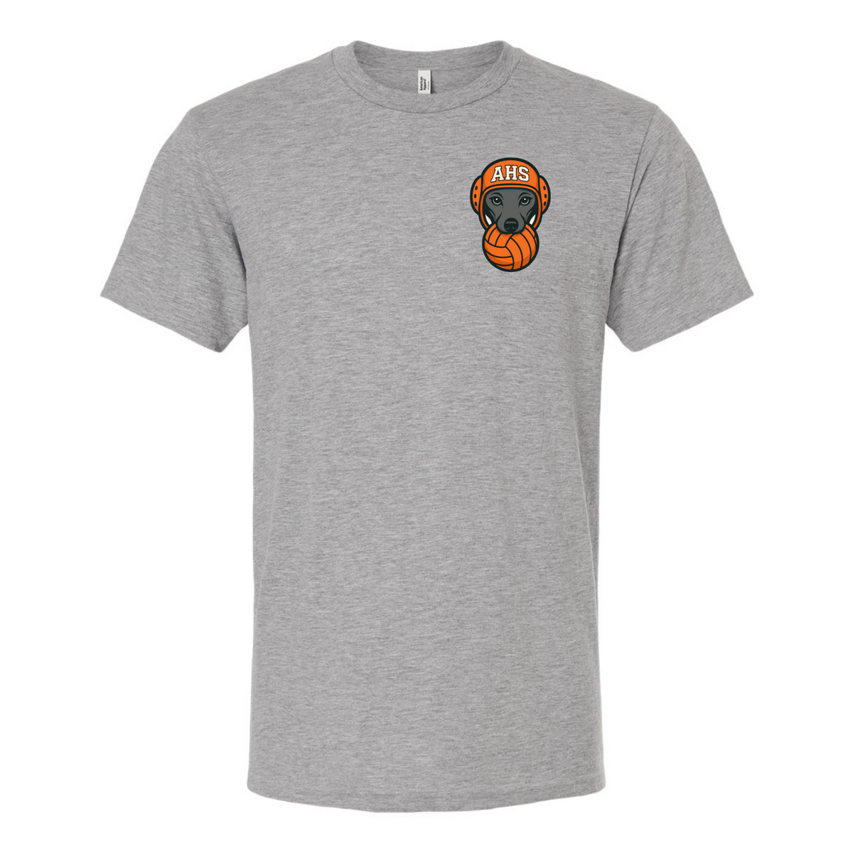 Atascadero High Polo Sponsor Short Sleeve T-Shirt Heather Grey