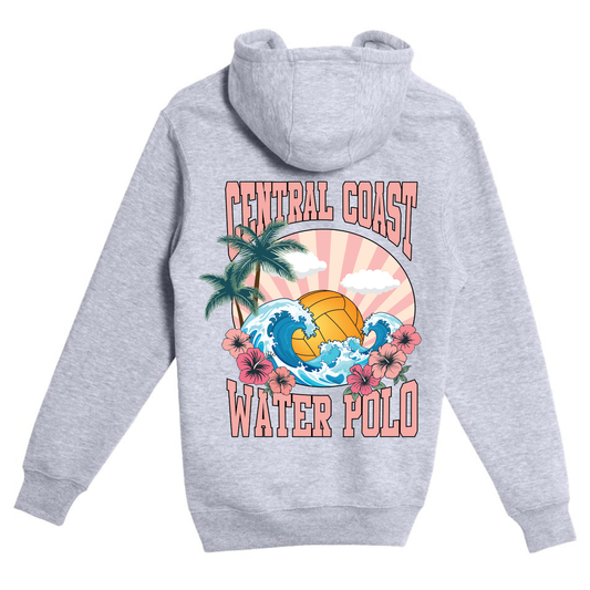 CCWP Hibiscus Logo Hoodie - Heather Grey