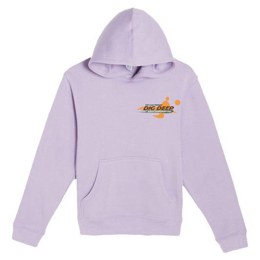 YOUTH Dig Deep Logo Hoodie - Lilac