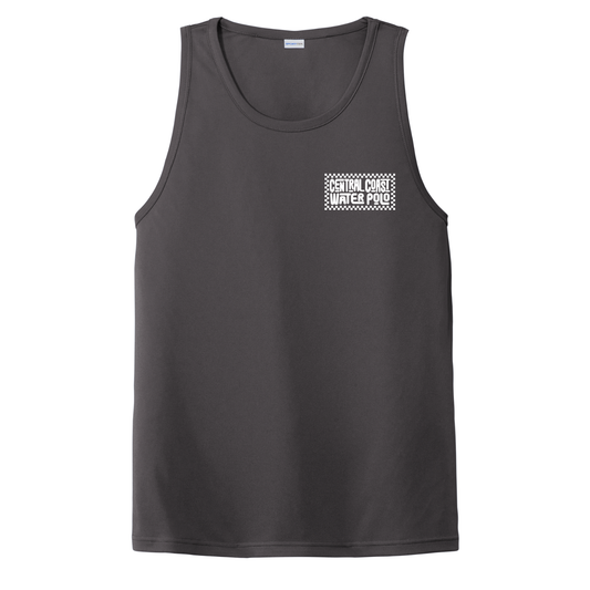 Adult CCWP Checkerboard  Logo Dri Fit Tank - Iron Grey