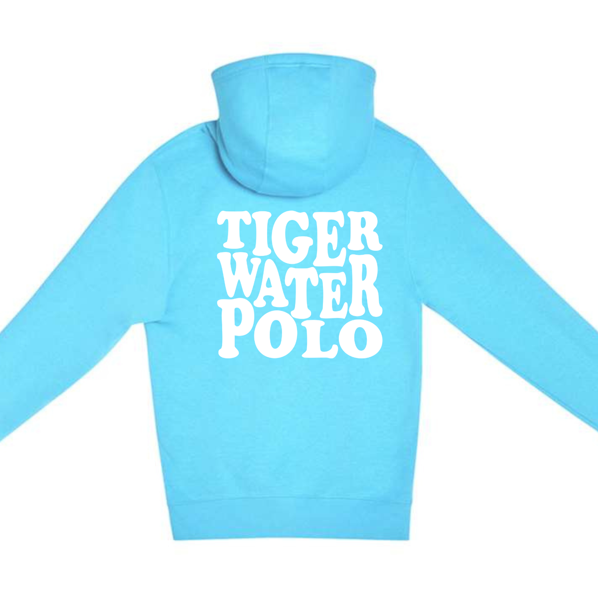 SLO Wavy Polo Hoodie - Ocean Blue