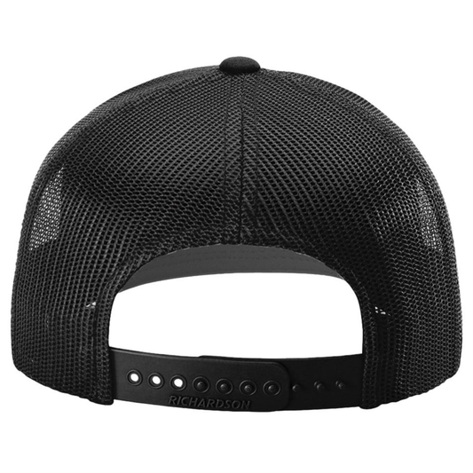 CCWP 2026 J.O. Rectangle Richardson 5 Panel Trucker - Charcoal/Black