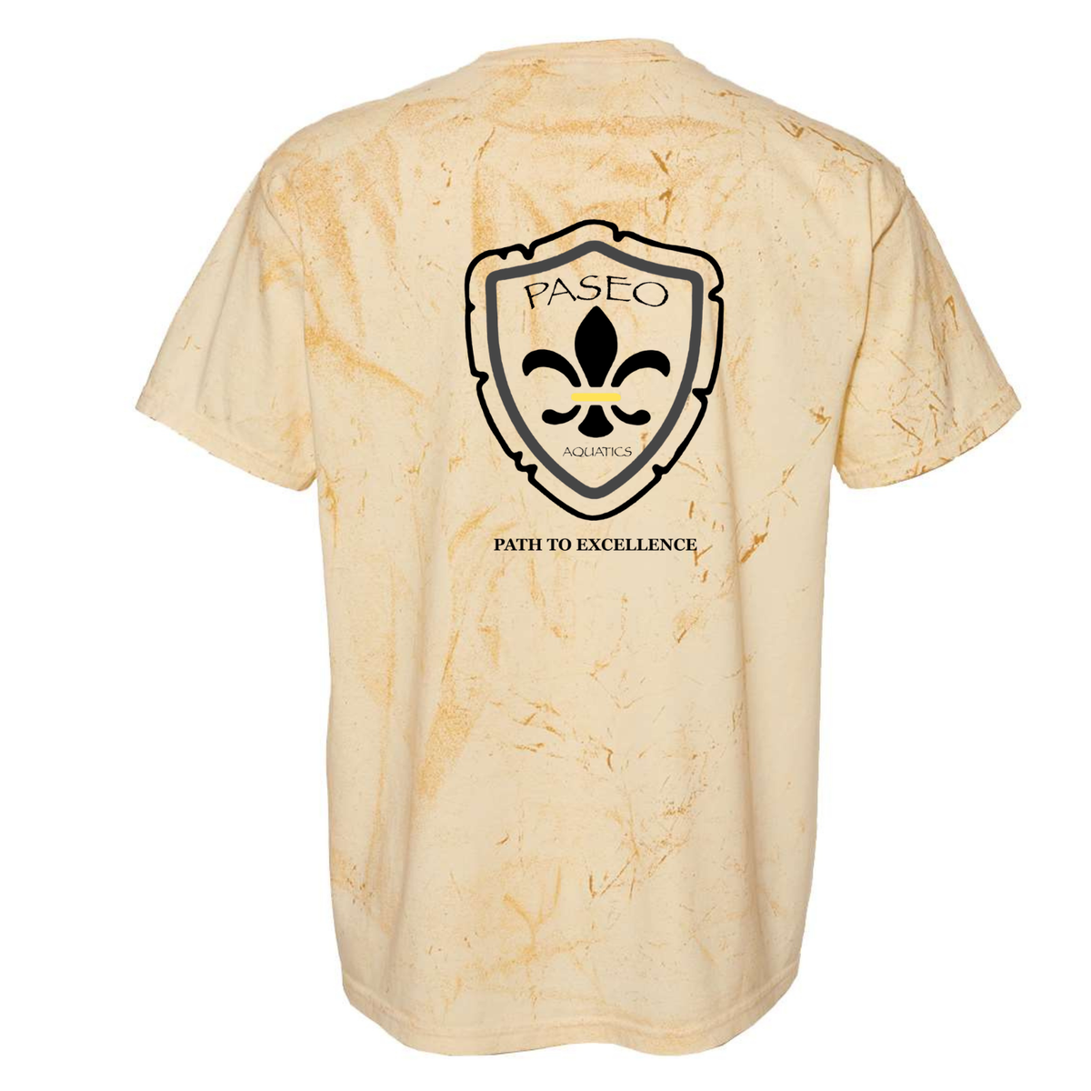 YOUTH Paseo Aquatics Colorblast Tee - Citrine