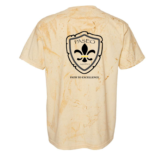 YOUTH Paseo Aquatics Colorblast Tee - Citrine