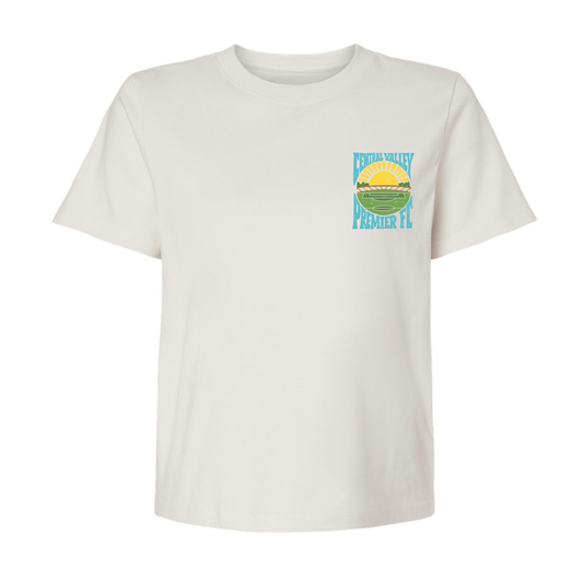 Women's CVP 6 oz. Heavyweight Tee Sunset Logo - Vintage White