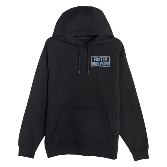 Paseo Aquatics Checkerboard Logo Hoodie - Black