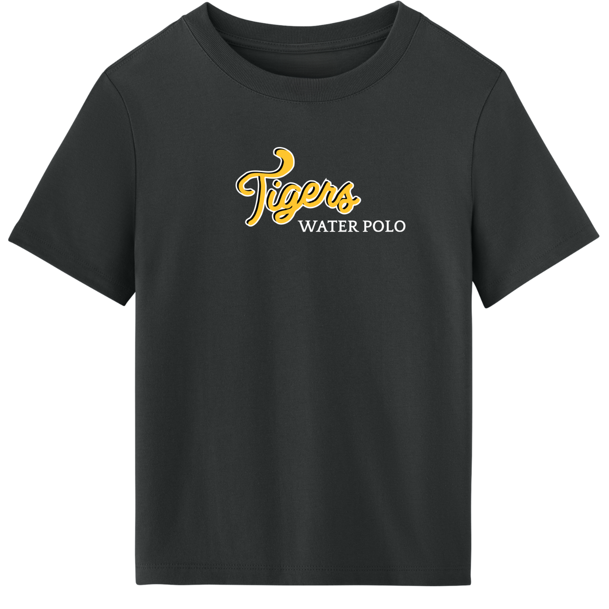 SLO Polo Tigers Women's 6 oz. Garment Dyed Heavyweight Tee - Black