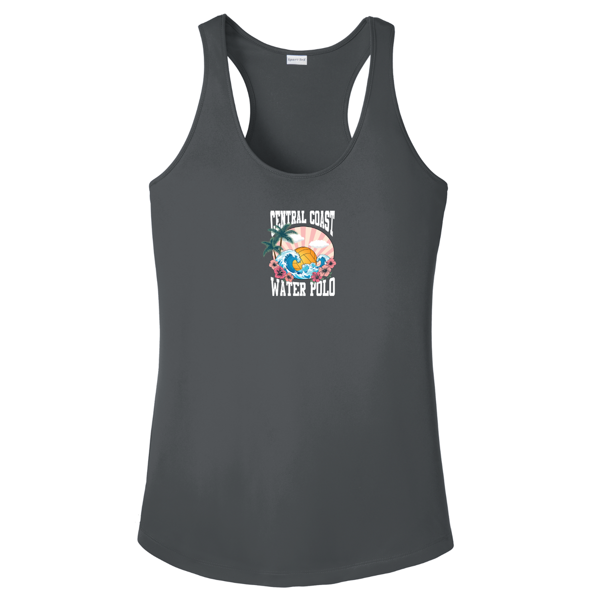 Women's CCWP Hibiscus Logo Dri Fit Tank - Iron Grey
