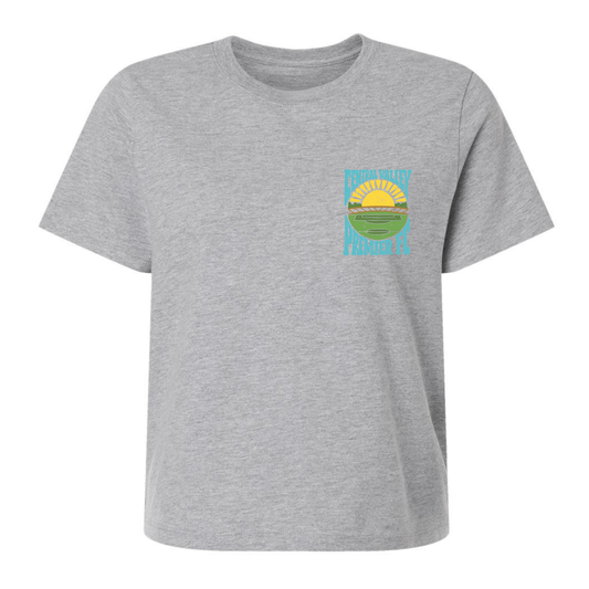 Women's CVP 6 oz. Heavyweight Tee Sunset Logo - Athletic Heather