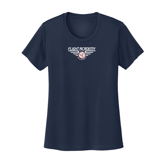 Women's Flight Academy Dri Fit Competitor Tee - Navy