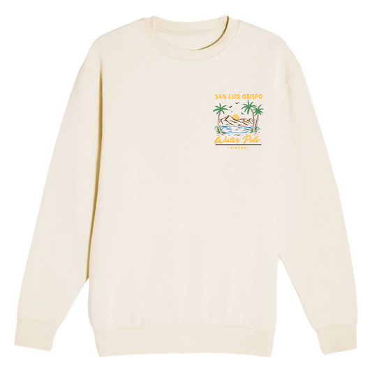 SLO Polo Paradise Crewneck - Sandshell