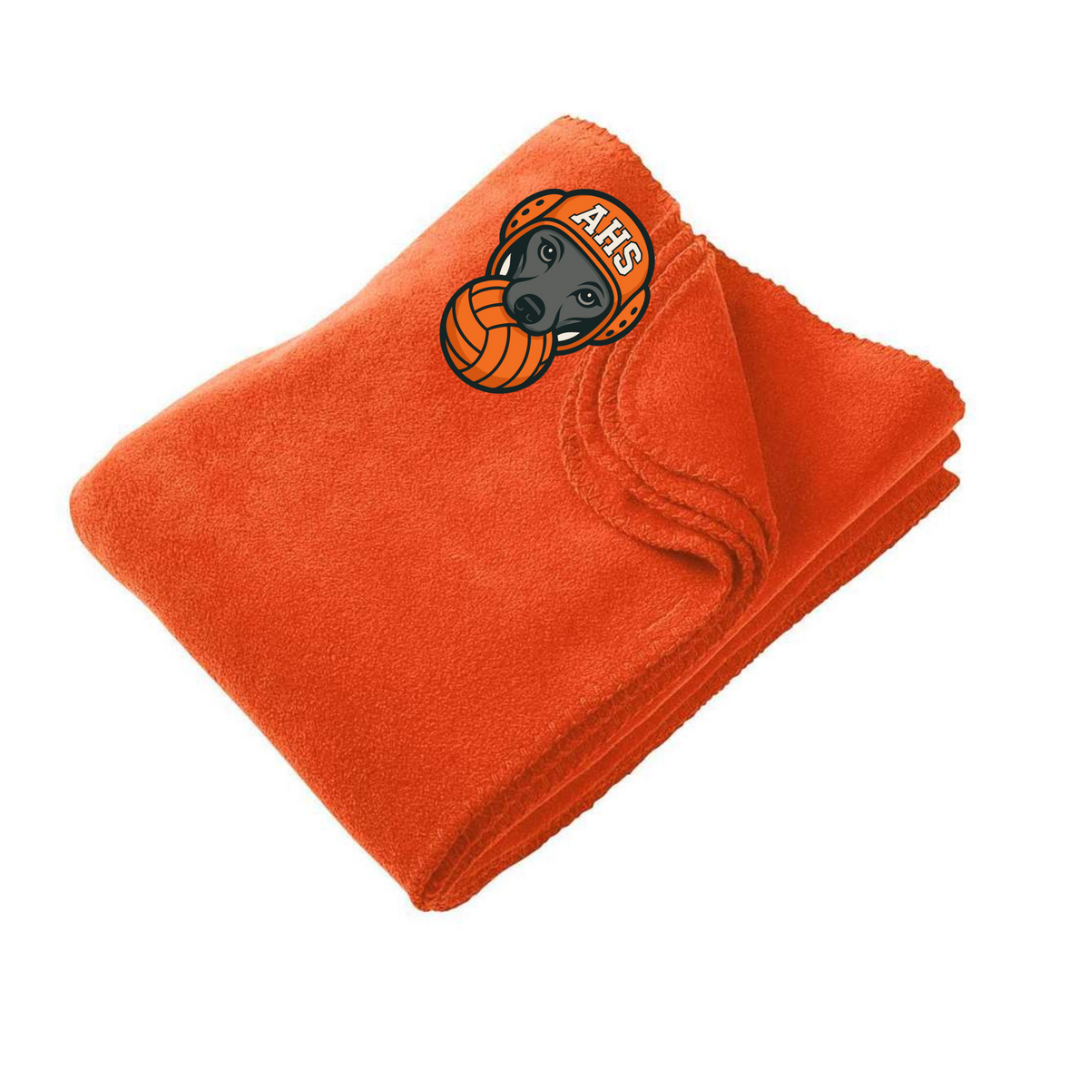 Atascadero Water Polo Fleece Blanket Orange