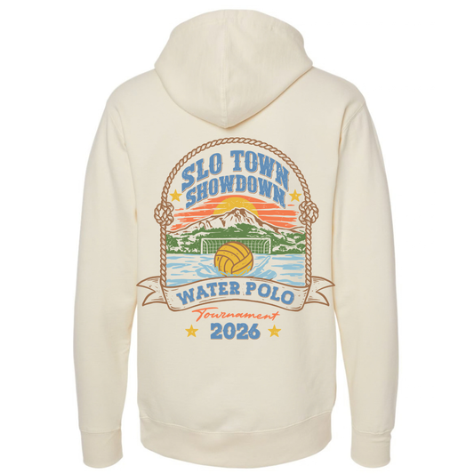 SLO Town Showdown W.P. Tournament Independent Hoodie - Bone