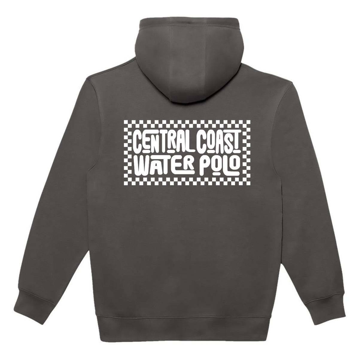 CCWP Checker Logo Hoodie - Charcoal
