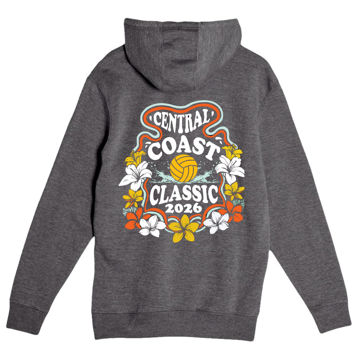Central Coast Classic 2026 Water Polo Hoodie - Charcoal Heather