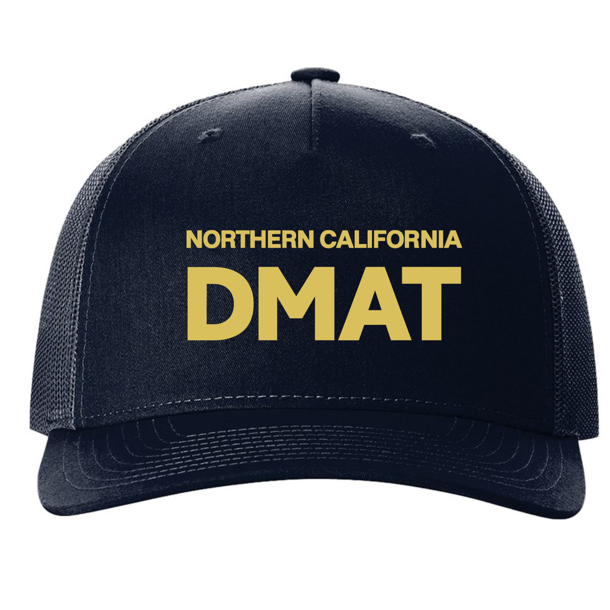 OFFICIAL - DMAT Richardson 5 Panel Trucker - Navy/Navy