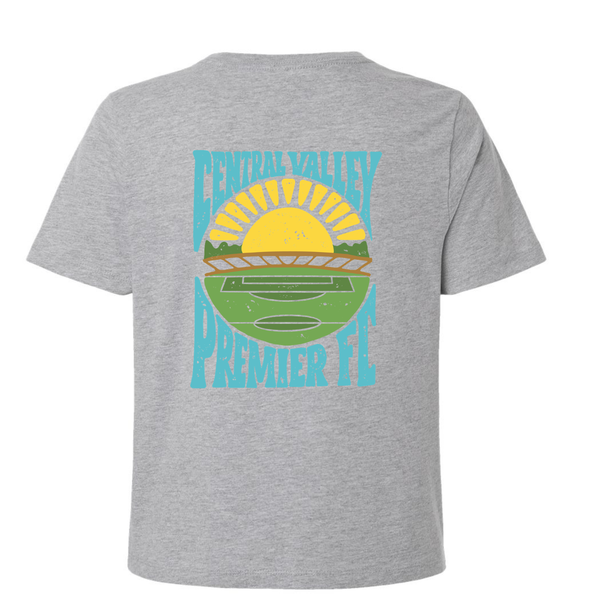 Women's CVP 6 oz. Heavyweight Tee Sunset Logo - Athletic Heather